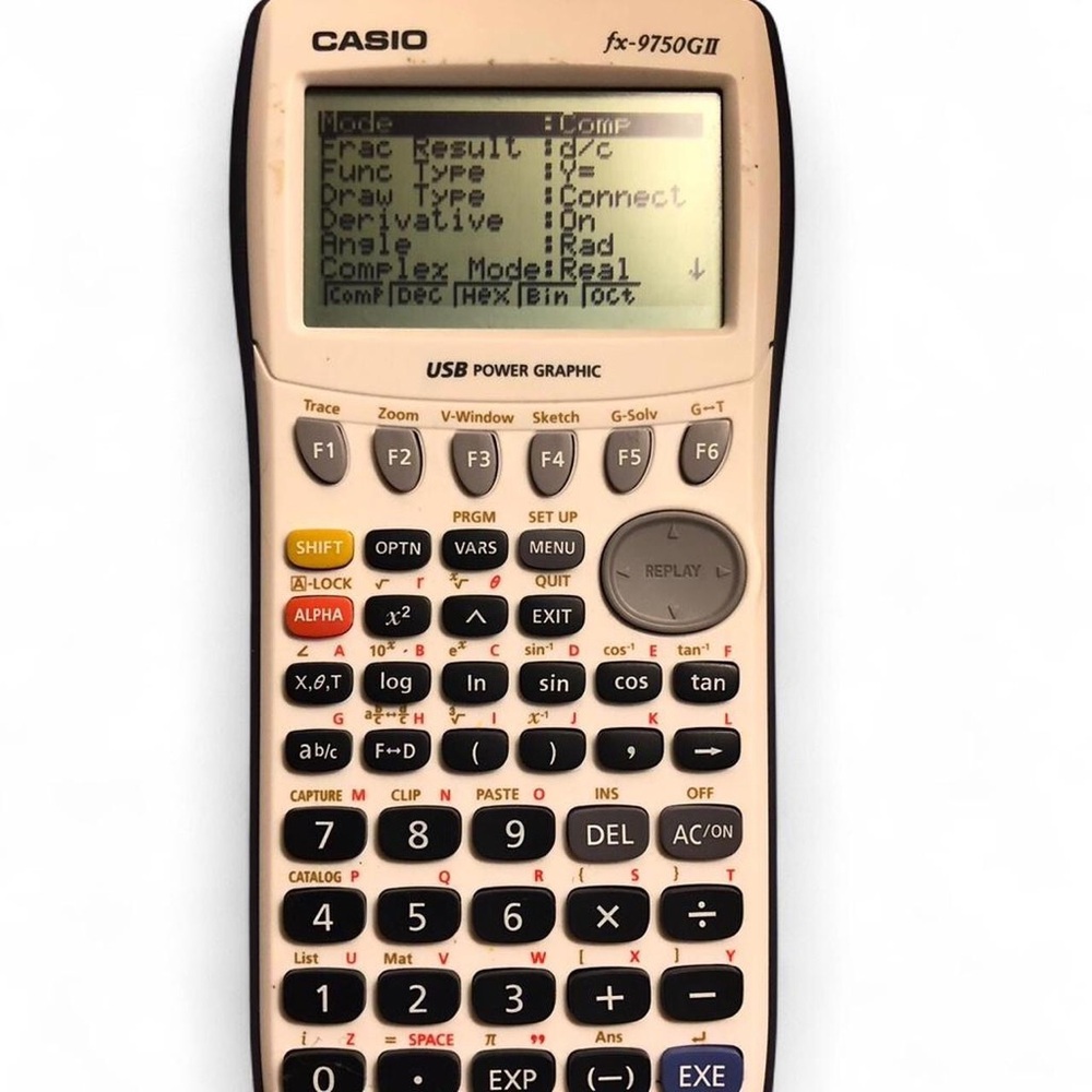 Casio fx-9750GLL Handheld Graphing Calculator - Dark Gray